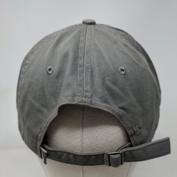 Nike Swoosh Slideback Hat Gray OSFM Embroidered S1ZE Heritage 86 - Picture 5 of 9